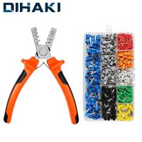 Terminal and Crimper Pliers Kit PZ1.5-6 AWG 10-22 Wire Crimping Tool Kit For Stripper Wiring Ferrule Multitool Nippers Snap Ring