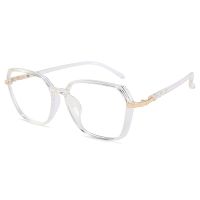 {Paopao glasses} กรอบแว่นตาวินเทจสำหรับผู้หญิง Retro Polygon กรอบแว่นตาผู้ชายสไตล์เกาหลีนักเรียนแว่นตาป้องกันแสงสีฟ้า