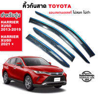 ??พร้อมส่ง⚡ คิ้วกันสาด Toyota Harrier สำหรับรุ่น XU60 XU80 ปี 2013 - ปีปัจจุบัน ขอบแสตนเลสแท้ตรงรุ่น งานนำเข้า กันสาดรถยนต์ Harrier