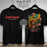 Kaos Distro Anak Rantau Rindu หมู่บ้านเสื้อยืด Distro Rupiah ชุดนักรบชายและหญิงผ้าฝ้ายหวี 30s-TW5046