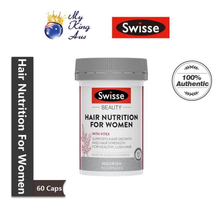 Swisse UltiBoost Hair Nutrition For Women 60 Capsules Healthy Hair Growth Support [My King Aus