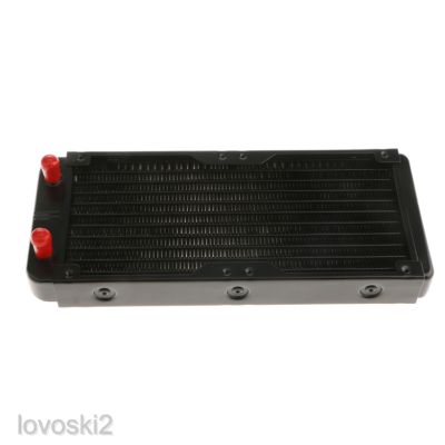 [LOVOSKI2] 240mm Laptop Computer PC Alloy Water Cooling Cooler Radiator Fans 10 Pipes