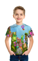 T SHIRT   2023 My Singing Monsters Boys and Girls Short Sleeve T-shirt Cotton 3D Digital Printing Fashion Kids Clothing Casual Tops 54