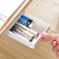 1PCS  Self-Stick Pencil Tray Under Desk Holder Pop-up Pen Storage Drawer Organizer Shelf  Stationery box