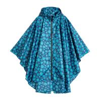 【cw】Rain Poncho Batwing-Sleeved Hooded Raincoat Waterproof Rain Jacket For Women ！