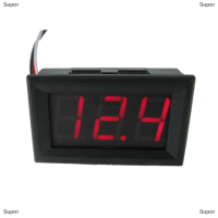 Super DC 0-30V 3สายไฟ LED Digital Display PANEL volt Meter แรงดันไฟฟ้ารถมอเตอร์