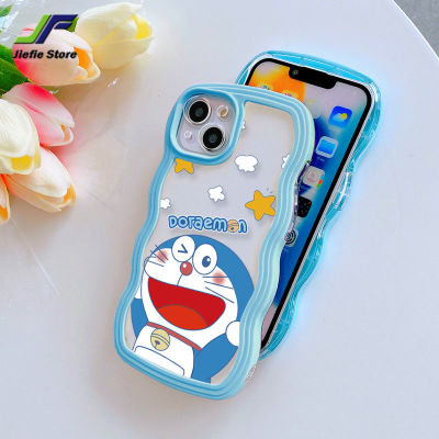 เคสโทรศัพท์ซองนุ่มกันกระแทกลายการ์ตูนโดราเอมอนสำหรับ Samsung A03 / A03S / A04 / A04S / A11 / M11 / A12 / A13 / A14 / A20/A30ขอบคลื่นเคสโทรศัพท์น่ารัก