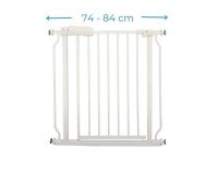 Open &amp; Shut - Safety Gate กว้าง74-86cm ประตูกั้นบันได ที่กั้นเด็ก ที่แบ่งห้อง ที่กั้นบันได ที่กั้นประตู เหล็กกั้นบันได