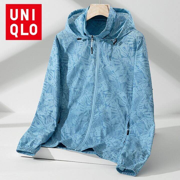 ส่งของ-uniqlo-เสื้อโค้ทกันแดด-ผ้าเรยอน-แบบบาง-ระบายอากาศ-ป้องกันรังสียูวี-เหมาะกับฤดูร้อน-สําหรับผู้ชาย