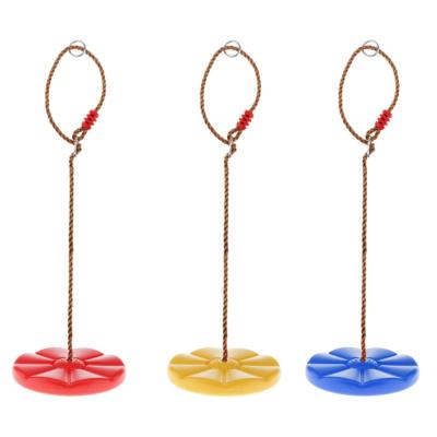 Children Swing Disc Toy Seat Kids Swing Round Rope Swings Outdoor Playground Hanging Garden Play Entertainment Activity