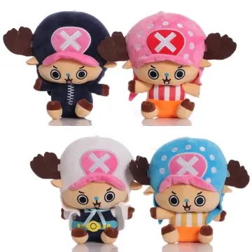 20-30cm Big Size Anime One Piece Chopper Plush Stuffed Doll Kawaii