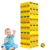 Wooden Expression Blocks Montessori Toys Face Changing Game Block Face Changing Blocks Matching Game Educational Logical for Brain Training Birthday Gift boosted