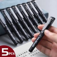FDHDR ปากกาเจล แบบพกพาได้ หมึกสีดำ แห้งเร็วมาก อุปกรณ์สำนักงานโรงเรียน 0.5มม. ปากกากลางขนาดเล็ก ปากกาเซ็นชื่อ ปากกาสำหรับธุรกิจ ปากกาพ็อกเก็ต