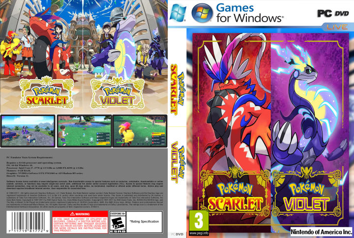 Pokemon: Scarlet/Violet - Double Pack, Laptop and PC Game, Windows Game  Installer