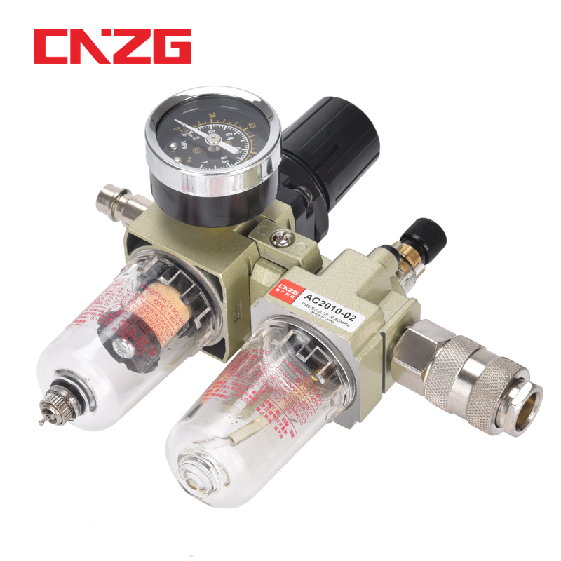1/4 Air Regulator Filter Lube Air Compressors Oil-water Separator AC2010-02 