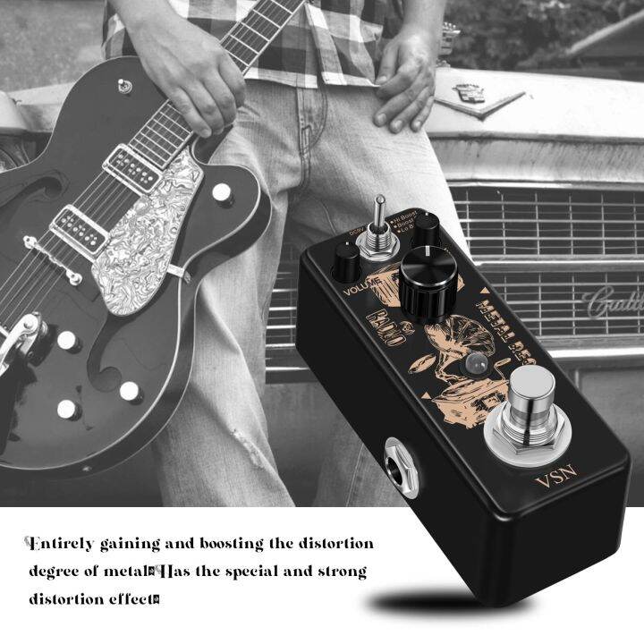VSN Heavy Metal Distortion Dist Pedal Holy War Analog Heavy Pedal For