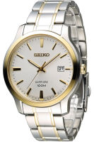 Karnvera Shop Seiko นาฬิกาข้อมือผู้ชาย Neo Classic Quartz Sapphire 100M  SGEH42P1