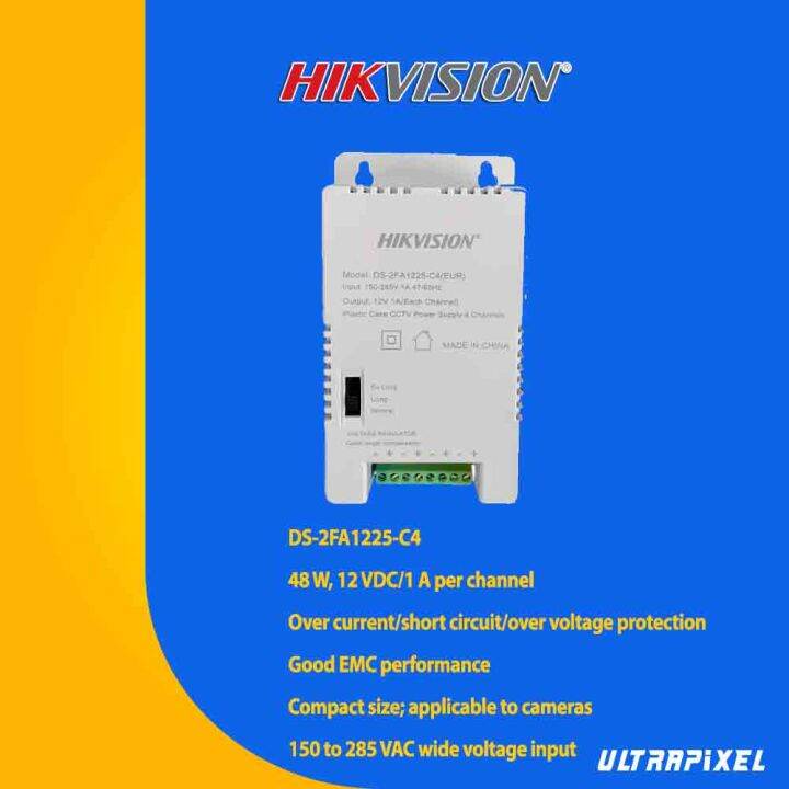 4CH POWER SUPPLY HIKVISION | Lazada PH