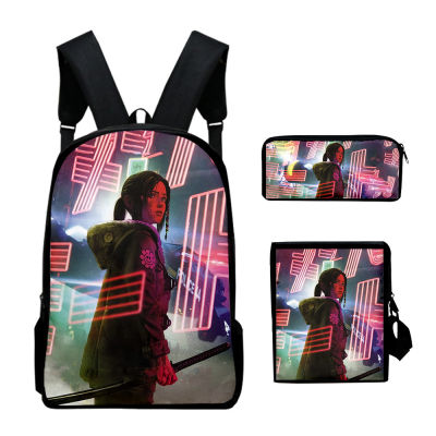 [In Stock] Blade Runner Black Lotus 3D Cartoon Backpack Three-Piece Set Backpack Shoulder Bag Pencil Case Set
