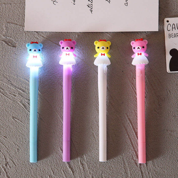 creative-boxed-4-piece-glow-pen-set-ชุดเครื่องเขียนปากกา