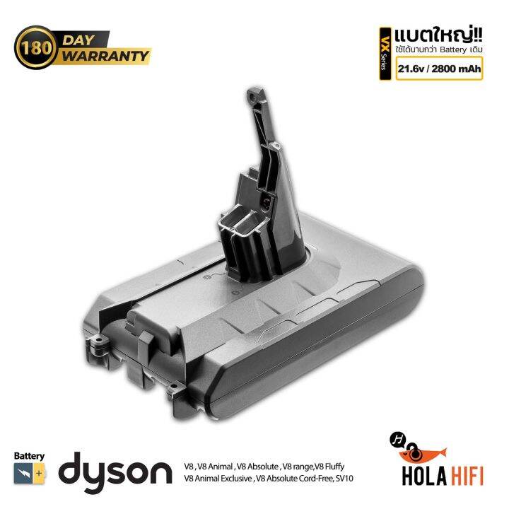 battery-dyson-v8-v10-cameron-sino-cs-dyc810vx-21-6v-2800mah-แบตเตอรี่คุณภาพสูง-พร้อมการรับประกัน-180-วัน