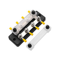 【cw】 Car and Boat Accessories Double Row 2 Road Busbar 2M4 Terminal 6M4 Wiring Screws 48V150A Power Distribution Bus Modification ！