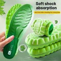 4D Sport Insoles for Feet Super Soft High Elasticity Shoe Pads Anti Pain Deodorant Cushion Arch Support Running Insoles Shoes Accessories