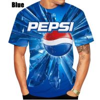 New Fashion Summer Hot Sale 3D Pepsi Mens/womens T Shirt 3D Printing Short-sleeved Round Neck Mens s Clothing Plus Size Xs~5xl Oversize