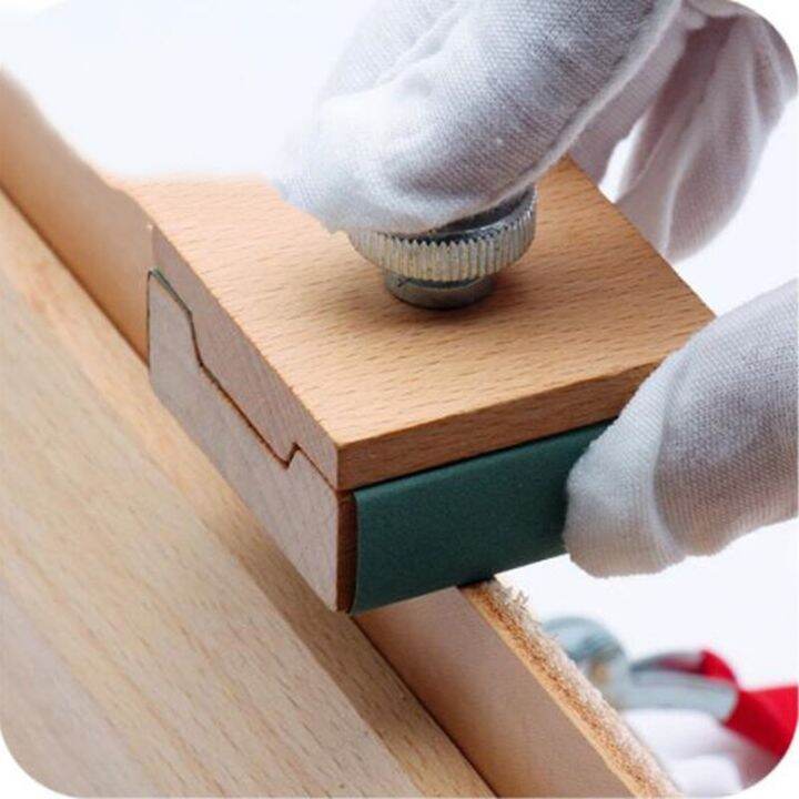 Handmade Tools Natural Wood Sandpaper Sanding Block Vegetable Tanned