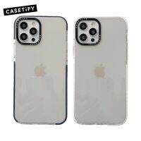 [HM] CASETIFY Transparent Fashion phone for IPhone 13 14 X XR Shockproof Back Cover