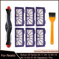 ตัวกรอง HEPA แปรงลูกกลิ้งหลักสำหรับ Neato Botvac XV-11 XV-12 XV-14 XV-15 XV-21 XV-Signature Pro อะไหล่เครื่องดูดฝุ่นหุ่นยนต์