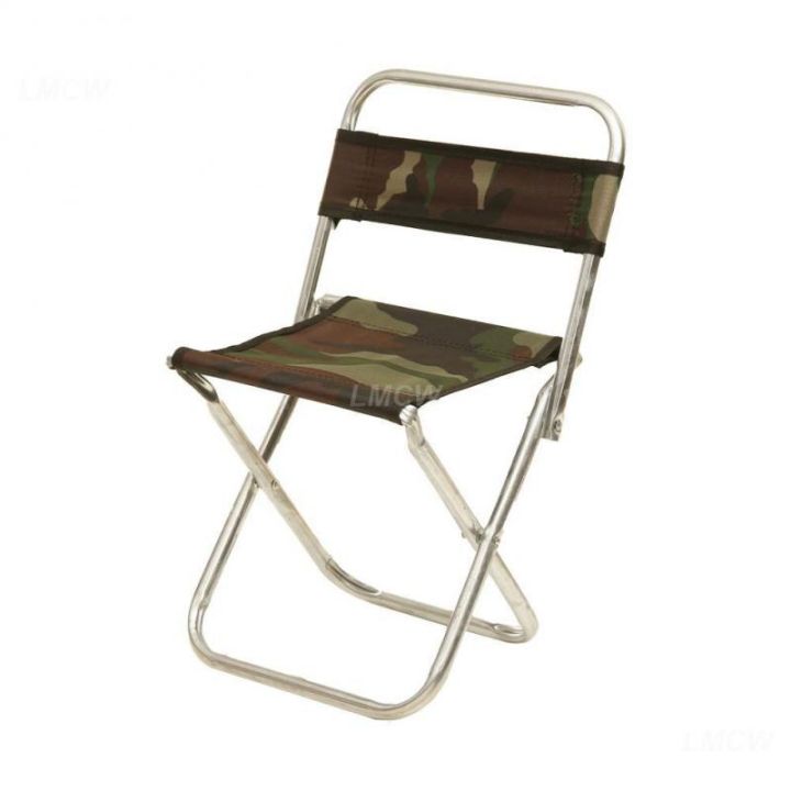 เก้าอี้ตกปลาคอดผ้าใบแบบพกพา,เก้าอี้ตกปลาเก้าอี้กลางแจ้งพนักพิงหลังลายพรางสำหรับตั้งแคมป์