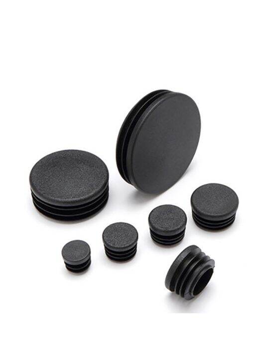 2-10pcs-tube-cover-round-inner-plug-glide-insert-blanking-cap-black-plastic-pipe-insert-plug-16-19-22-25-30-35-40-45-50-60-70mm-pipe-fittings-accessor