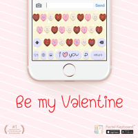 Be my Valentine Keyboard Theme⎮(E-Voucher) for Pastel Keyboard App