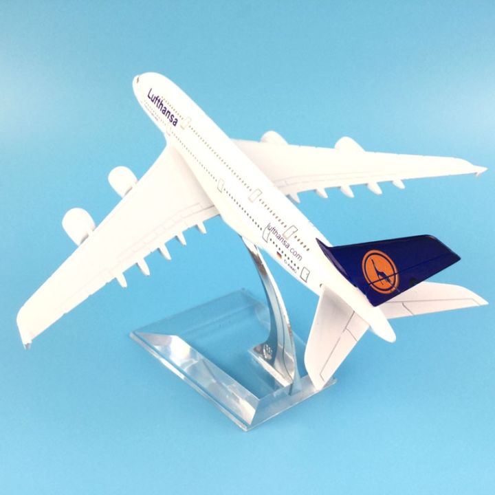 ภาพสีสีเครื่องบินโดยสาร-a380เครื่องบินจำลองเครื่องบิน-lufthansa-a380อัลลอยด์จำลองขนาด16ซม-เครื่องบินจำลองเครื่องบินจำลองสำหรับของเล่น-ks-ของขวัญวันคริสต์มาส
