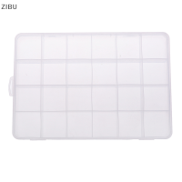 ZIBU 24ช่องกล่องพลาสติกกรณีเครื่องประดับลูกปัดเก็บภาชนะ CRAFT Organizer