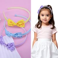 【YF】 10pcs New Cute Ribbon Children Headband Women Girls Hair Head Hoop Bands Accessories Ornaments Headdress Scrunchies Bow Hairband