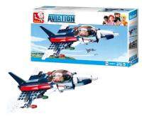 ProudNada Toys ของเล่นเด็กชุดตัวต่อเลโก้เครื่องบิน Sluban AVIATION M38-B0667F