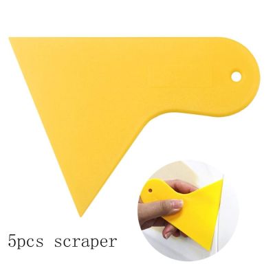 【YF】 5pcs Plastic Scraper Cleaning Film Sticker Installation Car Window Snow Shovel Glass Remove Glue Squeegee