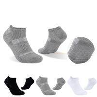 Spring summer new wear-resisting durable sports socks hosiery for running low fitness bike for shallow mouth male thickening terry socks