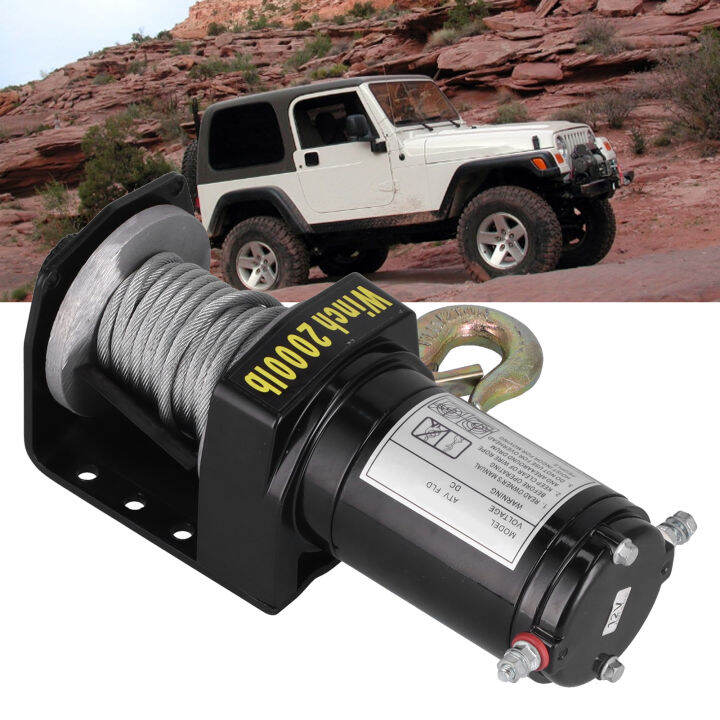 12v-24v-2000-4500lb-electric-winch-kit-with-5-5mmx15m-wireless-remote-control-towing-winch-for-atv-utv-offroad