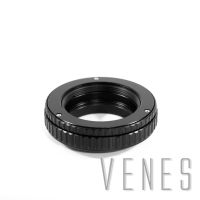 VENES 13 -22Mm หลอดขยายมาโคร M39-M42เลนส์ M39เพื่อ M42อแดปเตอร์วงแหวนเฮลิคอยด์ปรับโฟกัสได้