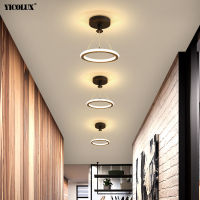 Black Gold LED Modern Chandeliers Lamps For Living Dining Childrens Room Bedroom Iron Acrylic Lighting Lights Lustre AC 90-260V