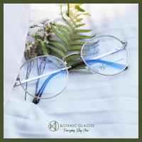 Botanic Glasses แว่นกรองแสง ทรงหยดน้ำ สีเงิน