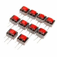 10pcs Red Nickel Alloy Audio Transformers 600:600 Ohm Europe 1:1 EI14 High Efficiency Isolation Transformers Power Supply Units