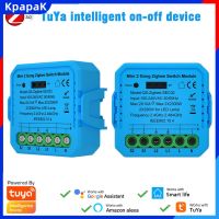 KpapaK 2ชิ้น Tuya สมาร์ท Zigbee/wifi โมดูลสวิตช์ผ้าม่าน WiFi แอปรีโมทคอนโทรลอยู่อาศัยอัจฉริยะ Alexa Go/gle บ้านควบคุมด้วยเสียง