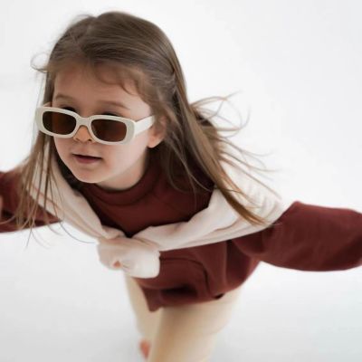【YF】◇❐  New Small Rectangle Kids Sunglasses Boy Frame Glasses Children BabySummer UV400 Protection Oculos De Sol