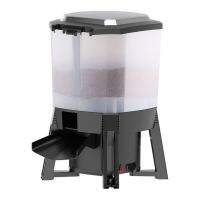 [COD]Solar Automatic Aquarium Feeder Auto Fish Pond เครื่องจ่ายอาหารความจุขนาดใหญ่