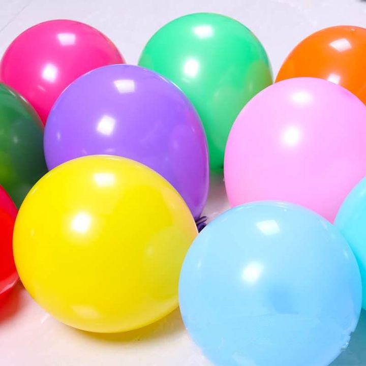อุปกรณ์ปาร์ตี้วันเกิดบอลลูนประดับงานแต่ง5นิ้วน้ำยางสำหรับเด็ก20-50ชิ้นลูกโป่งหลากสีลมลอยน้ำได้
