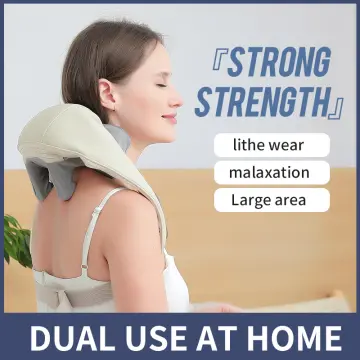 4 Heads Smart Neck Massager, Smart Neck Massager with Heat for Neck Pain  Relief, Wireless Neck and Shoulder Massager for Neck Relaxation,  Rechargeable Lymphatic Massager 